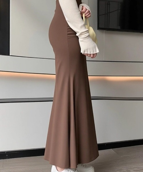 cammie(キャミー)の「マーメイドフレアスカート(スカート・レディース・ブラウン/ブラック・LARGE/MEDIUM)」の9枚目の写真