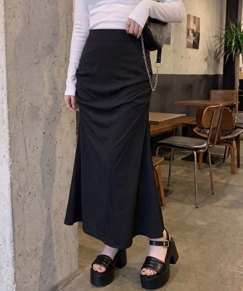 cammie(キャミー)の「マーメイドフレアスカート(スカート・レディース・ブラウン/ブラック・LARGE/MEDIUM)」の11枚目の写真