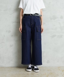 WAIPER.inc（ワイパーインク）の「ハイウェストフラップポケット カーゴジーンズ（デニムパンツ）」