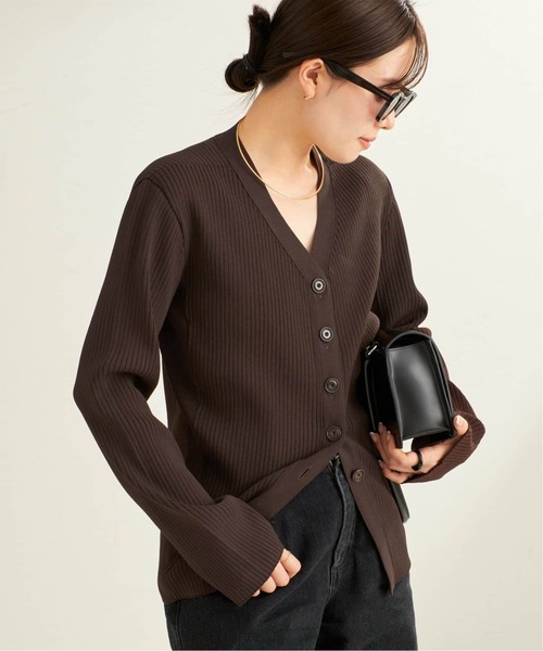 plage R’IAM RIBシェイプカーディガン 追加》R'IAM RIBシェイプカーディガン（カーディガン/ボレロ）｜Plage