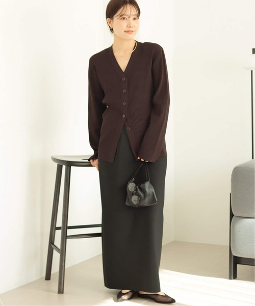 plage（プラージュ）の「《追加》R’IAM RIBシェイプカーディガン（カーディガン/ボレロ・レディース・ブラウン/チャコールグレー・FREE）」の19枚目の写真