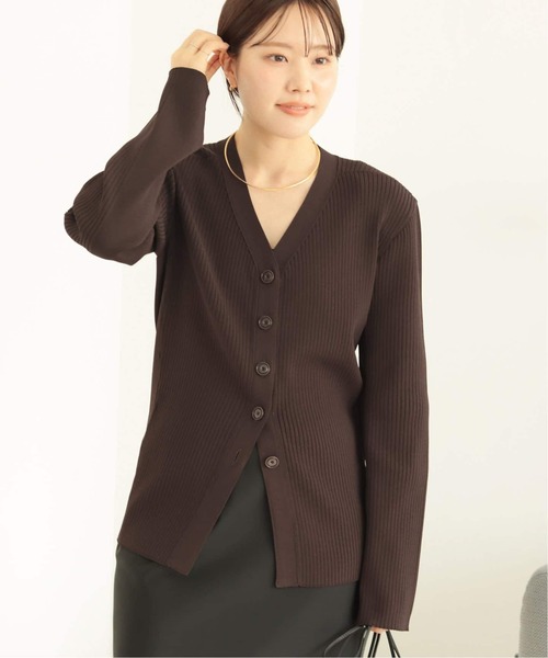 plage（プラージュ）の「《追加》R’IAM RIBシェイプカーディガン（カーディガン/ボレロ・レディース・ブラウン/チャコールグレー・FREE）」の21枚目の写真