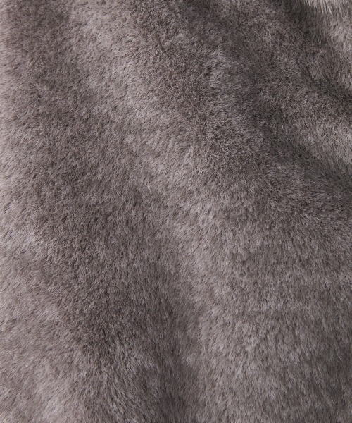 CHIC STYLE（シックスタイル）の「フェイクファーベスト＜大きいサイズ有＞シックスタイル（ベスト・レディース・ブラウン系/グレー系・M/L/LL/3L/4L/5L）」の21枚目の写真