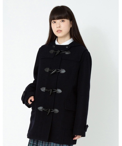 【美品】イーストボーイ　EAST BOY ダッフルコート ココアブラウン EAST BOY（イーストボーイ）のダッフルコートは制服通販の