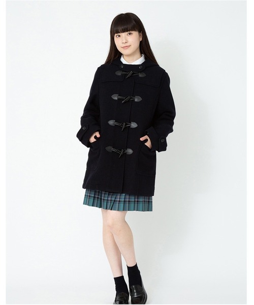 ダッフルコート ウール混 制服 スクールコート 中学生 高校生