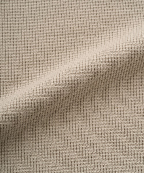 Juha（ユハ）の「THERMAL HENLEY（Tシャツ/カットソー・メンズ・ナチュラル/ブラック・3/4）」の17枚目の写真