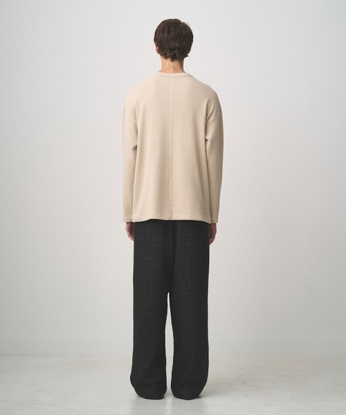 Juha（ユハ）の「THERMAL HENLEY（Tシャツ/カットソー・メンズ・ナチュラル/ブラック・3/4）」の10枚目の写真