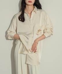 NEUNA | ワッシャーサテンシャツ(シャツ/ブラウス)
