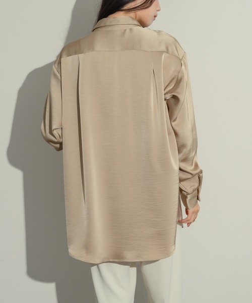 ワッシャーサテンシャツ（シャツ/ブラウス）｜NEUNA（ヌナ）の