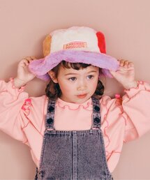 ★値下げ　未使用に近い　ワンダフルワールド　ピコフリル　帽子　ピンク F.O.Online Store｜エフオーオンラインストアの帽子（ピンク