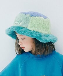 p.premier | マルチカラーファーバケットハット(ハット)