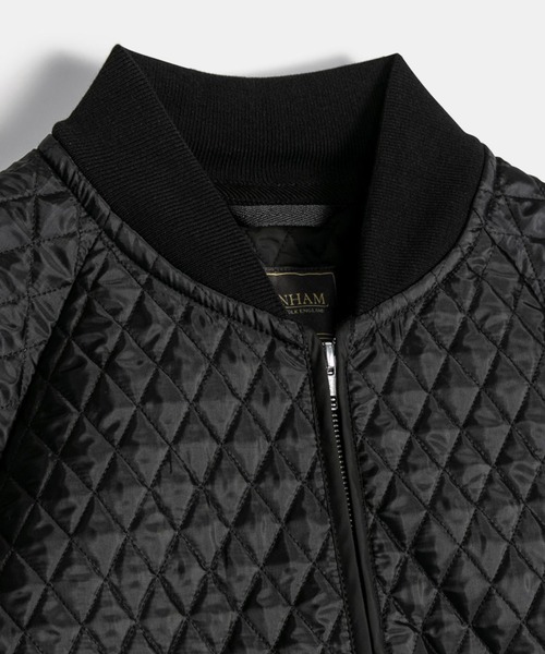 LAVENHAM（ラベンハム）の「Black Edition Lightweight Zipped Bomber Jacket Mens / ブラック エディション ライトウェイト ジップド ボンバー ジャケット メンズ（その他アウター・メンズ・ライトカーキ/ブラック・L/M/S）」の16枚目の写真