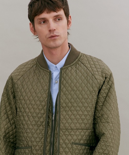 Black Edition Lightweight Zipped Bomber Jacket Mens / ブラック