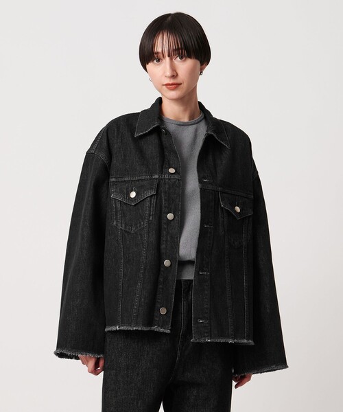 UNITED ARROWS（ユナイテッドアローズ）の「カットオフ デニムジャケット（デニムジャケット・レディース・コバルトブルー/その他1・36/38）」の5枚目の写真