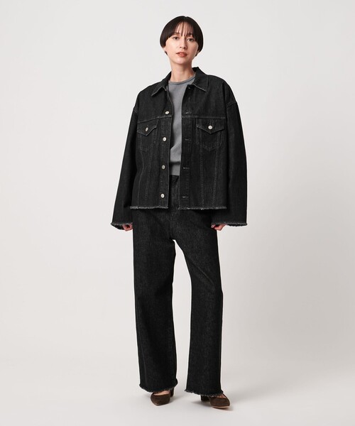 UNITED ARROWS（ユナイテッドアローズ）の「カットオフ デニムジャケット（デニムジャケット・レディース・コバルトブルー/その他1・36/38）」の6枚目の写真