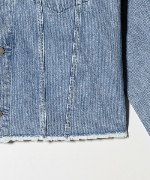 UNITED ARROWS（ユナイテッドアローズ）の「カットオフ デニムジャケット（デニムジャケット・レディース・コバルトブルー/その他1・36/38）」の15枚目の写真