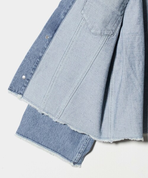 UNITED ARROWS（ユナイテッドアローズ）の「カットオフ デニムジャケット（デニムジャケット・レディース・コバルトブルー/その他1・36/38）」の18枚目の写真