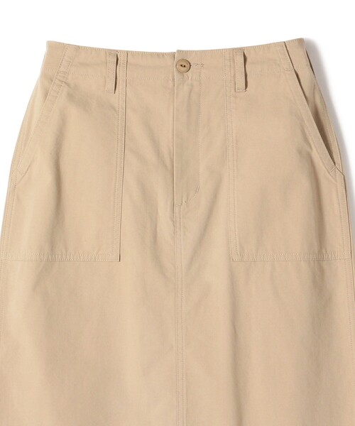 SHIPS(シップス)の「【WEB限定】〈洗濯機可能〉ベイカー フレア スカート(スカート・レディース・オリーブ/ベージュ・36/38)」の7枚目の写真