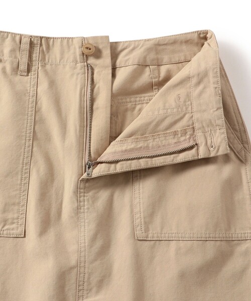 SHIPS(シップス)の「【WEB限定】〈洗濯機可能〉ベイカー フレア スカート(スカート・レディース・オリーブ/ベージュ・36/38)」の6枚目の写真