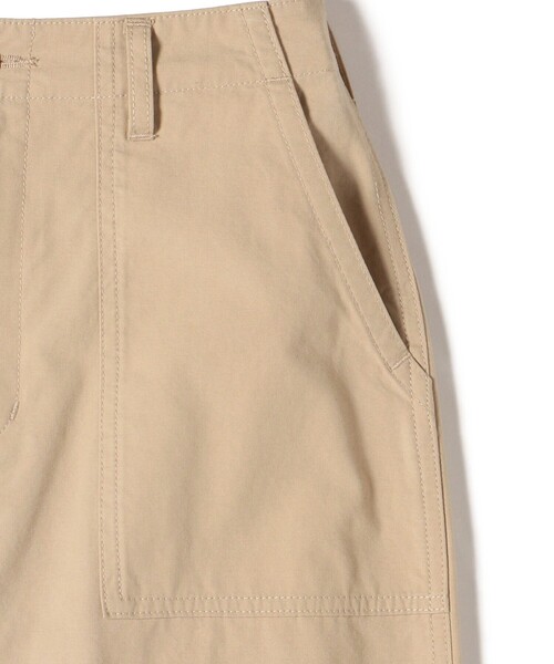 SHIPS(シップス)の「【WEB限定】〈洗濯機可能〉ベイカー フレア スカート(スカート・レディース・オリーブ/ベージュ・36/38)」の5枚目の写真