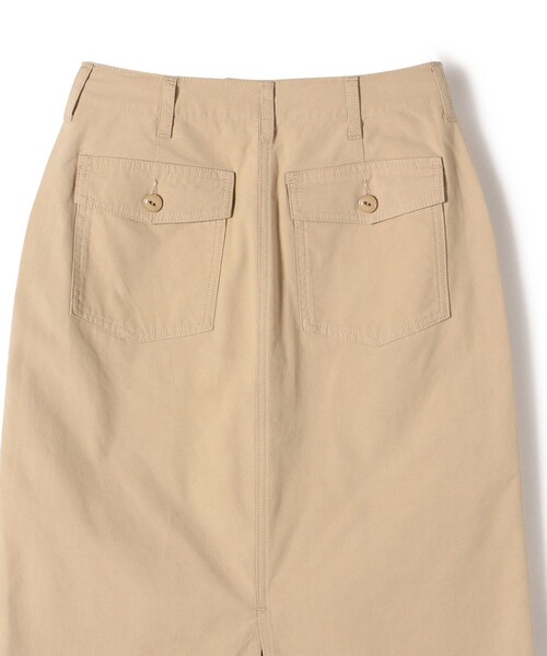 SHIPS(シップス)の「【WEB限定】〈洗濯機可能〉ベイカー フレア スカート(スカート・レディース・オリーブ/ベージュ・36/38)」の3枚目の写真