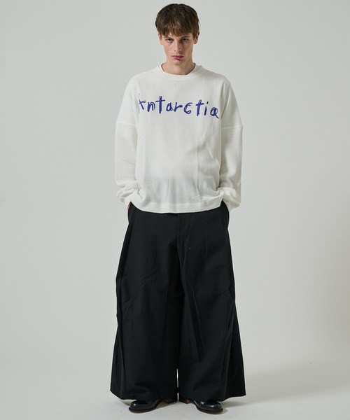 SHINYAKOZUKA(シンヤコヅカ)の「【SHINYAKOZUKA/シンヤコズカ】HABITAT(ISSUE#7)(Tシャツ/カットソー・メンズ・ホワイト/ブラック・L/M/S)」の3枚目の写真
