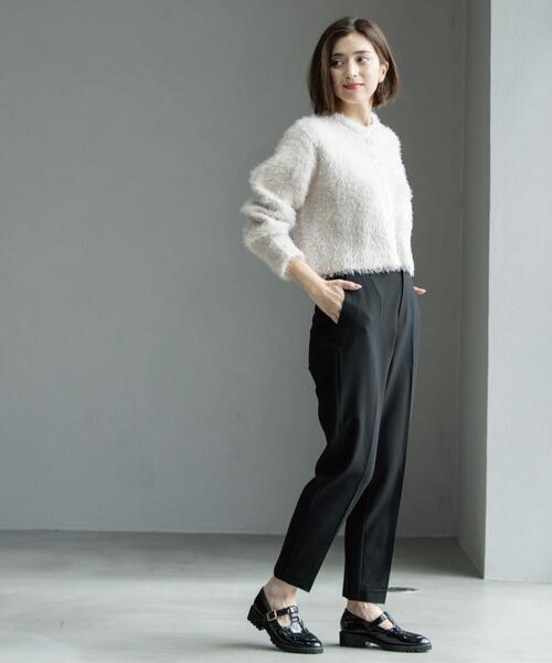 セール】ウォームタッチ テーパードパンツ【洗濯機洗OK/ストレッチ