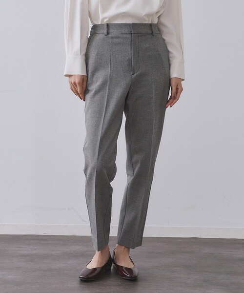 OPAQUE.CLIP（オペークドットクリップ）の「ウォームタッチ テーパードパンツ【洗濯機洗OK/ストレッチ】≪SS～LL≫（その他パンツ・レディース・ブラック/ブラック系/オフホワイト・38/40/36/34/42）」の14枚目の写真