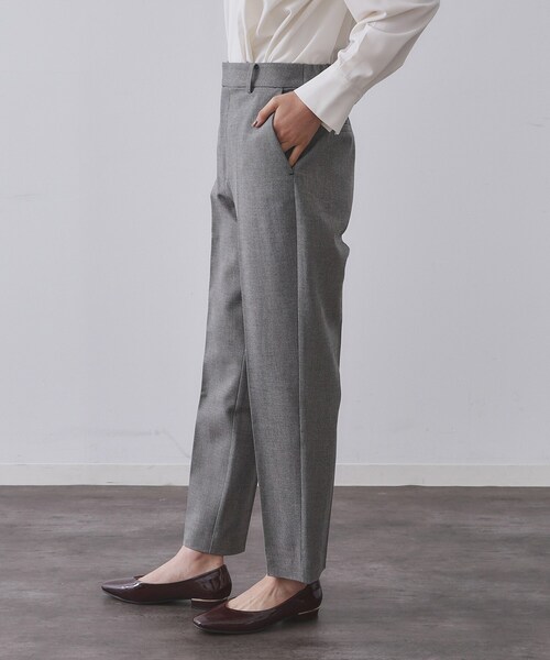 OPAQUE.CLIP（オペークドットクリップ）の「ウォームタッチ テーパードパンツ【洗濯機洗OK/ストレッチ】≪SS～LL≫（その他パンツ・レディース・ブラック/ブラック系/オフホワイト・38/40/36/34/42）」の15枚目の写真