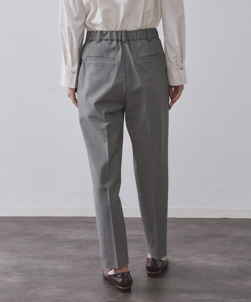 OPAQUE.CLIP（オペークドットクリップ）の「ウォームタッチ テーパードパンツ【洗濯機洗OK/ストレッチ】≪SS～LL≫（その他パンツ・レディース・ブラック/ブラック系/オフホワイト・38/40/36/34/42）」の16枚目の写真