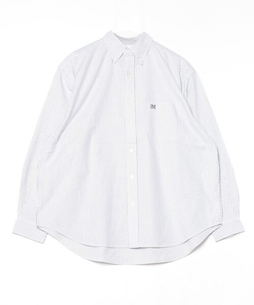 PARROTT CANVAS(パロットキャンバス)の「PCM Button Down Shirt-Oxford(シャツ/ブラウス・レディース・ホワイト/ブルー系その他/ブルー・S/M)」の3枚目の写真