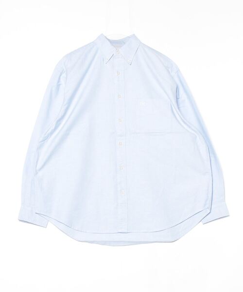PARROTT CANVAS(パロットキャンバス)の「PCM Button Down Shirt-Oxford(シャツ/ブラウス・レディース・ホワイト/ブルー系その他/ブルー・S/M)」の1枚目の写真