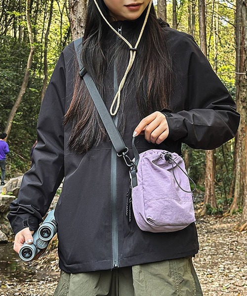 セール】【SETUP7】ミニショルダーサコッシュ ペットボトル収納 KNF146