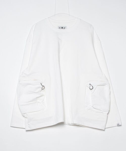 CMF OUTDOOR GARMENT(シーエムエフアウトドアガーメント)の「CMF OUTDOOR GARMENT/シーエムエフ アウトドアガーメント PHANTOM TEE(Tシャツ/カットソー・メンズ・ブラック/ホワイト・L/M/S)」の2枚目の写真