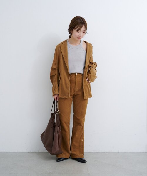 Kastane(カスタネ)の「【A4サイズ/2WAY】B アシメレザーBAG(ショルダーバッグ・レディース・ブラック/ベージュ/ブラウン・FREE)」の13枚目の写真