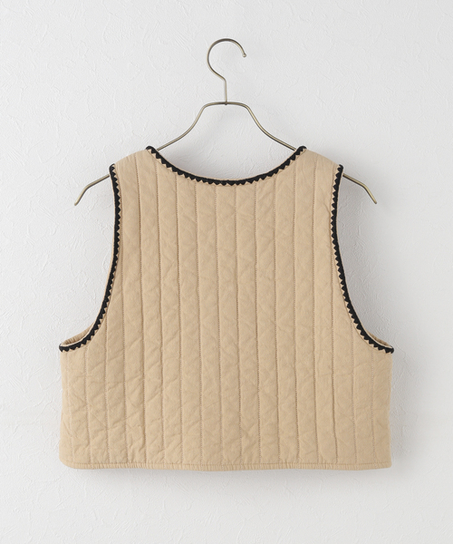 SARA MALLIKA/サラマリカ】COTTON DORI EMBROIDERY VEST（その他