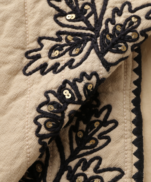 SARA MALLIKA/サラマリカ】COTTON DORI EMBROIDERY VEST（その他