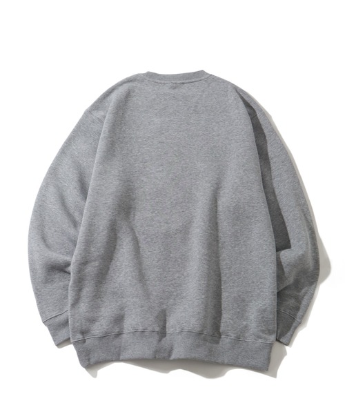 Tom＆Jerry（トムアンドジェリー）の「【Tom & Jerry/トム & ジェリー】アートワークデザイン 裏起毛 サガラワッペン クルーネック ロングスリーブ スウェット トレーナー（スウェット・レディース・ブラック/グレー系その他/サックスブルー/ブラック系その他2/クリーム/杢グレー/ブルー/ブラック系その他/ベージュ系その他3/オートミール/スミクロ/ブラック系/ネイビー/グレー系その他2/ベージュ系その他/ベージュ系その他2/ホワイト/ブラック系1・M/L）」の21枚目の写真