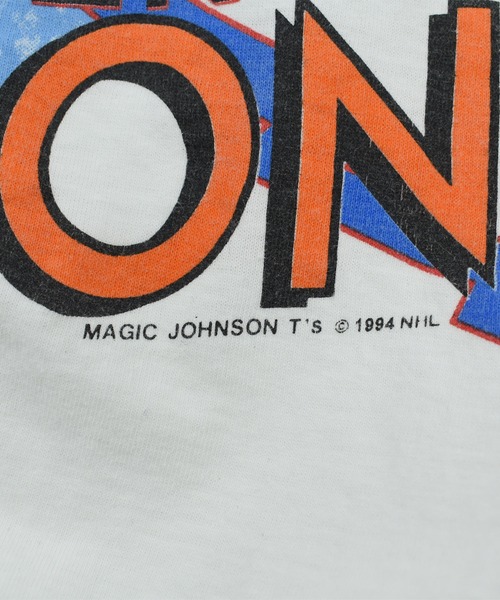 LABORATORY R（ラボラトリーアール）の「【USED】90’s MAGIC JOHNSON T’S “NHL New York Rangers” フットボール Tシャツ（Tシャツ/カットソー・メンズ・ホワイト・LARGE）」の4枚目の写真