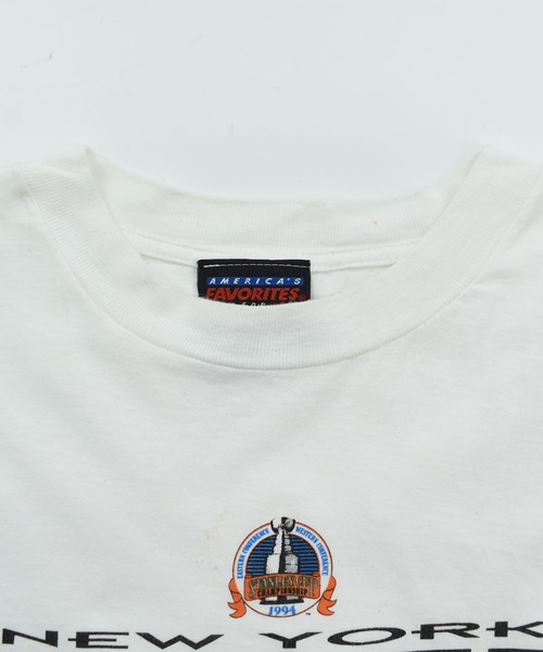 LABORATORY R（ラボラトリーアール）の「【USED】90’s MAGIC JOHNSON T’S “NHL New York Rangers” フットボール Tシャツ（Tシャツ/カットソー・メンズ・ホワイト・LARGE）」の5枚目の写真