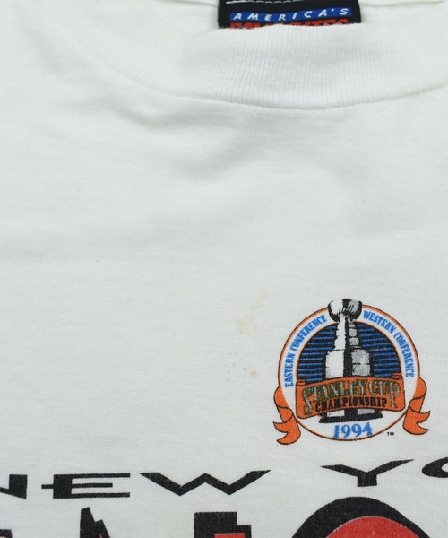 LABORATORY R（ラボラトリーアール）の「【USED】90’s MAGIC JOHNSON T’S “NHL New York Rangers” フットボール Tシャツ（Tシャツ/カットソー・メンズ・ホワイト・LARGE）」の13枚目の写真