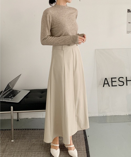 BANICO(バニコ)の「【BANICO】フレア ロングスカート(スカート・レディース・ブラック/グレー/ライトベージュ・LARGE/SMALL/MEDIUM)」の22枚目の写真
