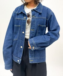 ampm（エーエムピーエム）の「オーバーサイズデニムジャケット（デニムジャケット）」