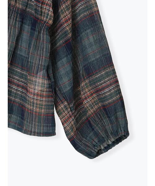 ehka sopo（エヘカソポ）の「チェックリボンブラウス（シャツ/ブラウス・レディース・グリーン/ベージュ/ブラック・F）」の21枚目の写真