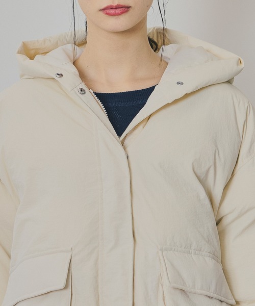 REDYAZEL(レディアゼル)の「フラップポケットファイバーダウンジャケット(ダウンジャケット/コート・レディース・オフホワイト/ブラウン系その他/グレー系その他/ブラック/ブラウン/ライトグレー・FREE)」の22枚目の写真