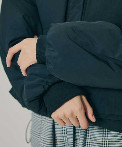 REDYAZEL(レディアゼル)の「フラップポケットファイバーダウンジャケット(ダウンジャケット/コート・レディース・オフホワイト/ブラウン系その他/グレー系その他/ブラック/ブラウン/ライトグレー・FREE)」の15枚目の写真