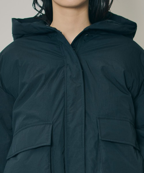 REDYAZEL(レディアゼル)の「フラップポケットファイバーダウンジャケット(ダウンジャケット/コート・レディース・オフホワイト/ブラウン系その他/グレー系その他/ブラック/ブラウン/ライトグレー・FREE)」の13枚目の写真