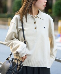 POLO BCS | 【POLO BCS（ポロ・ビーシーエス）別注】 襟付きポロニット（WEB限定カラーあり）(ニット/セーター)