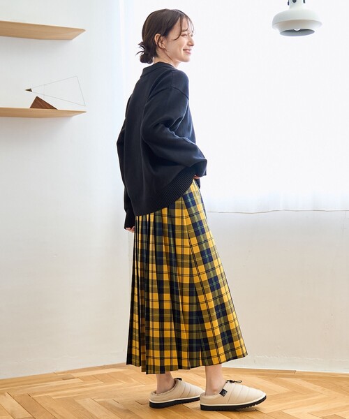 POLO BCS（ポロ ビーシーエス）の「【POLO BCS（ポロ・ビーシーエス）別注】 襟付きポロニット（WEB限定カラーあり）（ニット/セーター・レディース・ブラック/ベージュ/ブラウン/レッド/ネイビー・M/L）」の8枚目の写真