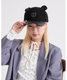 DIP IN CHOCOLATE（ディップインチョコレート）の「ベアモチーフボアキャップ【DIP INC HOCOLATE】（キャップ）」